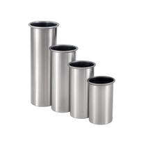 Kit 4 Formas Cilíndrico em Alumínio para Velas Artesanais N6