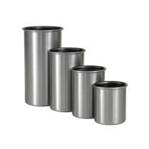 Kit 4 Formas de Alumínio Cilíndrico N8 para Velas Artesanais