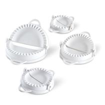 Kit 4 Formas de Pastel Ravióli Fogazza Prático Branco LigBrin Kit 4 Formas de Pastel Ravióli Fogazza Prático Branco LigBrin