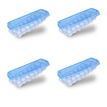 Kit 4 Formas Forminhas de Gelo C/Tampa Firenze 255-NITRON