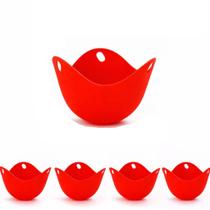 Kit 4 Formas para Ovo Poché Cozimento em silicone - Kit 4 Formas para Ovo Poché Cozimento em silicone -