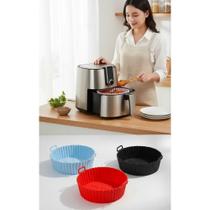 Kit 4 Formas Silicone Airfryer Saudável Reutilizável Kit 4 Formas Silicone Airfryer Saudável Reutilizável