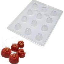 Kit 4 Formas Simples Bombom Rosa 12g em Acetato Cód 24 (a7) BWB - Para Bombom e Doces de Chocolate Kit 4 Formas Simples Bombom Rosa 12g em Acetato Cód 24 (a7) BWB - Para Bombom e Doces de Chocolate