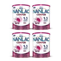 Kit 4 Fórmula Infantil Nanlac Comfor 800g Cada