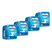 Kit 4 Fralda Geriátrica Safety Confort Tamanho G 8 Unidades
