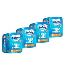 Kit 4 Fralda Geriátrica Safety Confort Tamanho M 8 Unidades