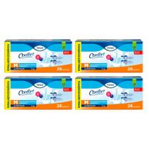 Kit 4 Fralda Geriátrica Tena Confort M 26 Unidades Embalagem Econômica