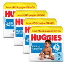 Kit 4 Fralda Huggies Tripla Proteção Tamanho G Pacote Hiper 78 Fraldas Leve Mais Pague Menos Kit 4 Fralda Huggies Tripla Proteção Tamanho G Pacote Hiper 78 Fraldas Leve Mais Pague Menos