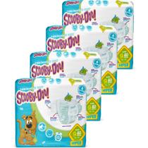 KIT 4 Fralda Scooby Hiper Tamanho G