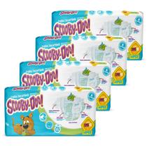 KIT 4 Fralda Scooby Hiper Tamanho XXG 40 Unidades