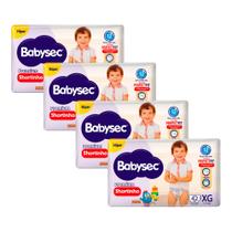 Kit 4 Fralda Shortinho Babysec Premium Tamanho XG com 42 Fraldas Descartáveis Kit 4 Fralda Shortinho Babysec Premium Tamanho XG com 42 Fraldas Descartáveis