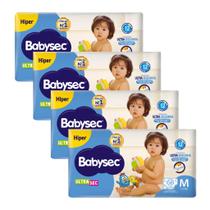 Kit 4 Fraldas Babysec Galinha Pintadinha Hiper Todos os Tamanhos