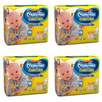 Kit 4 Fraldas Calca Mamypoko Dia e Noite Tamanho Médio 18 Unidades cada