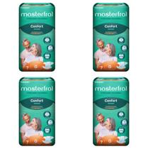 Kit 4 Fraldas Masterfral Confort G c/7 Unidades cada