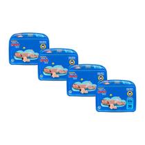 Kit 4 Fraldas Turma da Mônica Baby Jumbo RN com 36un cada Kit 4 Fraldas Turma da Mônica Baby Jumbo RN com 36un cada