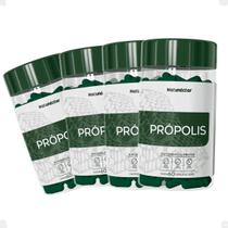Kit 4 Frascos Extrato Própolis Verde Suplemento Alimentar Natural 100% Puro 240 Cápsulas Green Seco Original Vitamina Encapsulado Premium