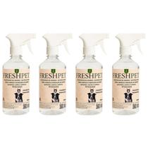Kit 4 Fresh Pet Neutralizador De Odores 500ml Spray - Lar Fresh Kit 4 Fresh Pet Neutralizador De Odores 500ml Spray - Lar Fresh