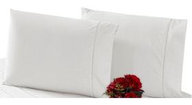 Kit 4 Fronhas 100% Algodão 230 Fios Ponto Palito Coloridas Kit 4 Fronhas 100% Algodão 230 Fios Ponto Palito Coloridas