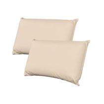 Kit 4 Fronhas (2 pares) microfibra 70x50cm cores lisas