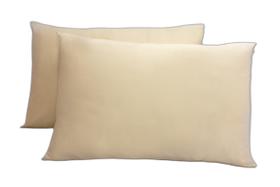 Kit 4 Fronhas 50X70Cm 100% Algodão Percal 200 Fios Caqui