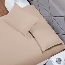 Kit 4 Fronhas 70 X 50 Soft Capa Travesseiro Envelope Cáqui Kit 4 Fronhas 70 X 50 Soft Capa Travesseiro Envelope Cáqui