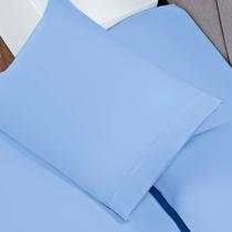 Kit 4 Fronhas 70cm x 50cm Soft Capa para Travesseiro Envelope 100% Poliéster 180 Fios Colorida