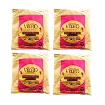 Kit 4 Fubá de Milho Orgânico para Bolo Broa e Angu Mano Velho 2 Kg