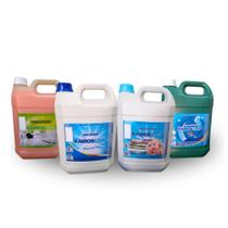 Kit 4 galões de Produtos de Limpeza 5 lts - DIRETO DA FABRICA - Altissima qualidade e menor preço.