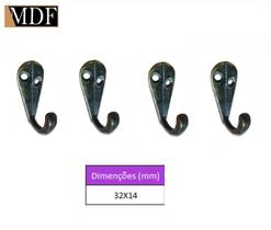 Kit 4 Gancho de Suspensão Pendurador 32x14 Artesanato