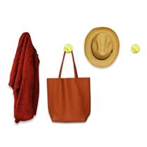 Kit 4 Gancho P/ Pendurar Bolsas Roupas Colares Tipo Bolacha