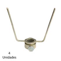 Kit 4 Garfos P/ Maquina De Frango Frangueira Gancho Simples