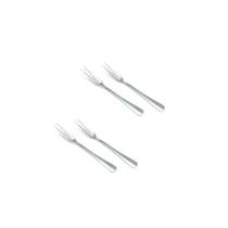 Kit 4 Garfos para Frutos do Mar Petisco Marisco Fox Run