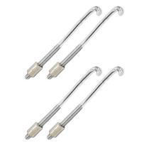 Kit 4 Garra Afinação Percussão 10Cm Cromo Com Porca Torelli Kit 4 Garra Afinação Percussão 10Cm Cromo Com Porca Torelli