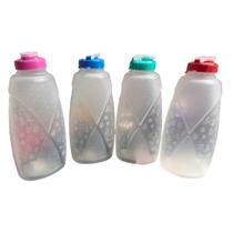 Kit 4 Garrafa de Agua Para Geladeira 1,8 Litro Gelada 1800ml Alto Relevo Modelo Frutas Transparente Cozinha Arcaplast