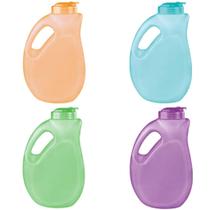 Kit 4 Garrafa de Agua Para Geladeira 2,6 Litros Com Tampa Clic 2600ml Cozinha Gelada Jarra Antivazamento Livre de BPA Kit 4 Garrafa de Agua Para Geladeira 2,6 Litros Com Tampa Clic 2600ml Cozinha Gelada Jarra Antivazamento Livre de BPA