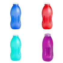 Kit 4 Garrafa de Agua Para Geladeira 2L Com Pegador Várias Cores 2 Litros ArcaPlast Modelo Frutas Kit 4 Garrafa de Agua Para Geladeira 2L Com Pegador Várias Cores 2 Litros ArcaPlast Modelo Frutas