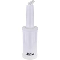 Kit 4 Garrafa Plásticas Store'n Pour 1L Branca Armazenar e Servir Bebidas Destiladas