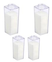 Kit 4 Garrafas Caixa De Leite Acrílico Transparente Para Água Suco Geladeira Estilo Retrô Aesthetic 500ml Livre BPA Tampa Rosca Cozinha Casa - Kit 4 Garrafas Caixa De Leite Acrílico Transparente Para Água Suco Geladeira Estilo Retrô Aesthetic 500ml Livre BPA Tampa Rosca Cozinha Casa -