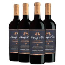 Kit 4 Garrafas Vinho Tinto Menage a Trois Bourbon Barrels Cabernet Sauvignon 750ml Kit 4 Garrafas Vinho Tinto Menage a Trois Bourbon Barrels Cabernet Sauvignon 750ml