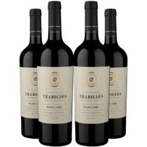 Kit 4 Garrafas Vinho Tinto Susana Balbo Tradicion Malbec 750ml