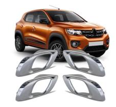 Kit 4 Gatilho Maçaneta Interna Kwid 2017 18 19 20 21 Cromada Kit 4 Gatilho Maçaneta Interna Kwid 2017 18 19 20 21 Cromada