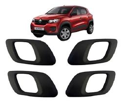 Kit 4 Gatilho Maçaneta Interna Preta Kwid 2017 18 19 20 2021 Kit 4 Gatilho Maçaneta Interna Preta Kwid 2017 18 19 20 2021