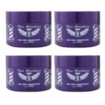 Kit 4 Gel Cera Hidratante Forte/Alta Fixação Two Brothers 300g Kit 4 Gel Cera Hidratante Forte/Alta Fixação Two Brothers 300g