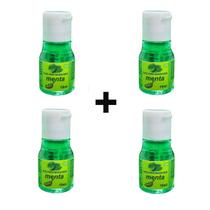 Kit 4 Gel Íntimo Lubrificante Beijável Menta Ice Esfria