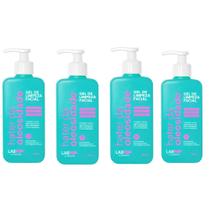 Kit 4 Gel Limpeza Facial Hater Oleosidade 240ml Labotrat