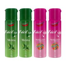 Kit 4 Gel Lubrificante íntimo Chiclete e Menta Chillies 18g