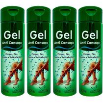 Kit 4 Gel Massageador Anti Cansaço 220g Pernas, Pés, Costas Kit 4 Gel Massageador Anti Cansaço 220g Pernas, Pés, Costas