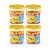 KIT 4 GENCO CLORO GRAN. 2,5kg MULTIPLA AÇÃO