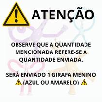 Kit 4 girafas estica e gruda melman pop it tubo tiktok com luz brinquedo para crianças promoção Quantidade:1 GIRAFA MENI