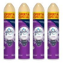 Kit 4 Glade Lavanda Spray Aromatizador Aerossol 360ml